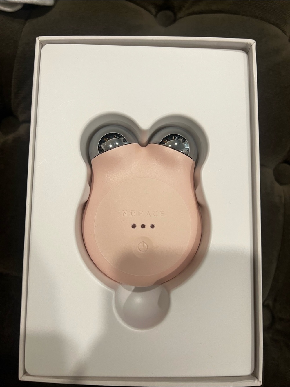 NuFace MINI+ Facial Toning Device in Sandy Rose